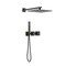 Kibi Cube 2 Function Thermostatic Shower System With Rough In Valve - Matte Black KSF414MB - alternate 1